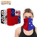 High Quality Cheap Multifunctional Flag Elastic Bandana Custom Seamless Tube Bandana