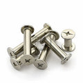 M5*4/6/8/1120mm Chicago Screw Snap Rivet Book Butt Screw  M4 Inner Thread OD5mm Photo Album Binding Post Screws