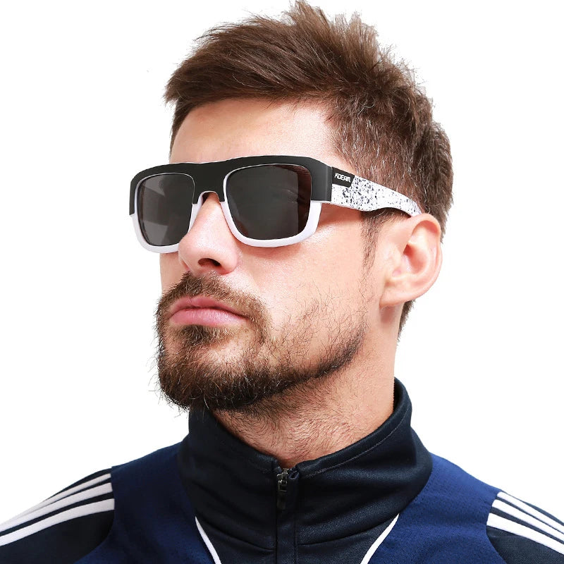 Popular Fashion Skateboard Colorful Men Eyeglasses Square Polarized Outdoor Sun Glasses Sports Driving Cycling Sunglasses