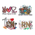 Ready to Press Heat Transfer Designs Nurse Life Screen Print Transfers Wholesale Plastisol Transfers for t Shirts