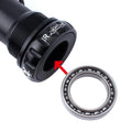 MUQZI Bike Bottom Bracket Bearings 37*25*7mm Steel Bearing for MTB Road Fixed Gear Bicycle Replace Repair Part