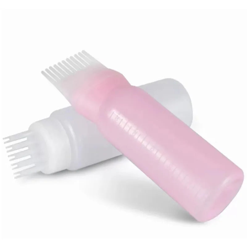 Wholesaler Hair Styling Tools 6oz 100ml Plastic Applicator Bottle for Salon Coloring Eco Friendly Plastic Beauty Salon Hair Comb