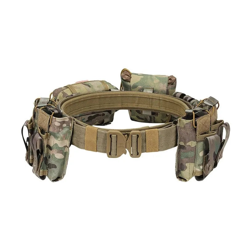 Factory Inner Nylon Patrol Tactical Waist Utility Duty Belt with Quick Detach Metal Buckle Cinturones Tactico