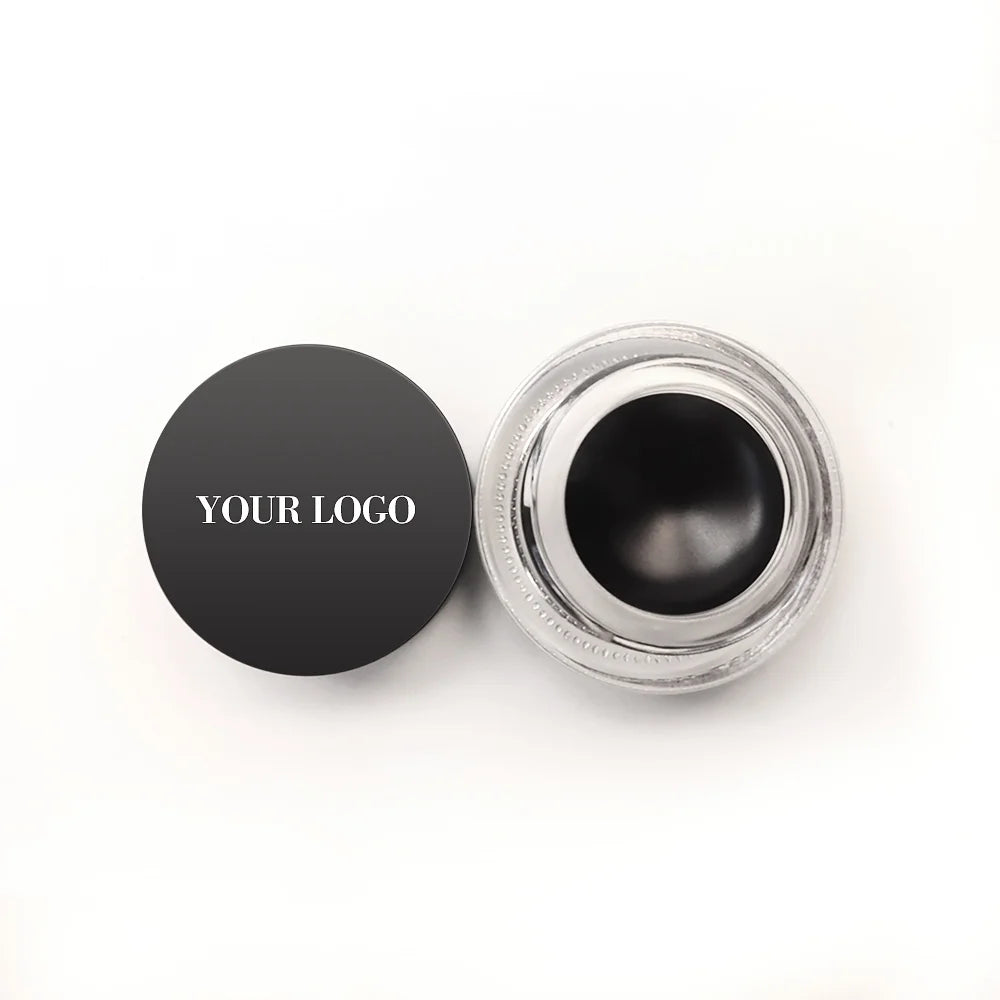 Wholesale Private Label Black Super Waterproof Smudge Proof Cream Brow Eyeliner Pomade