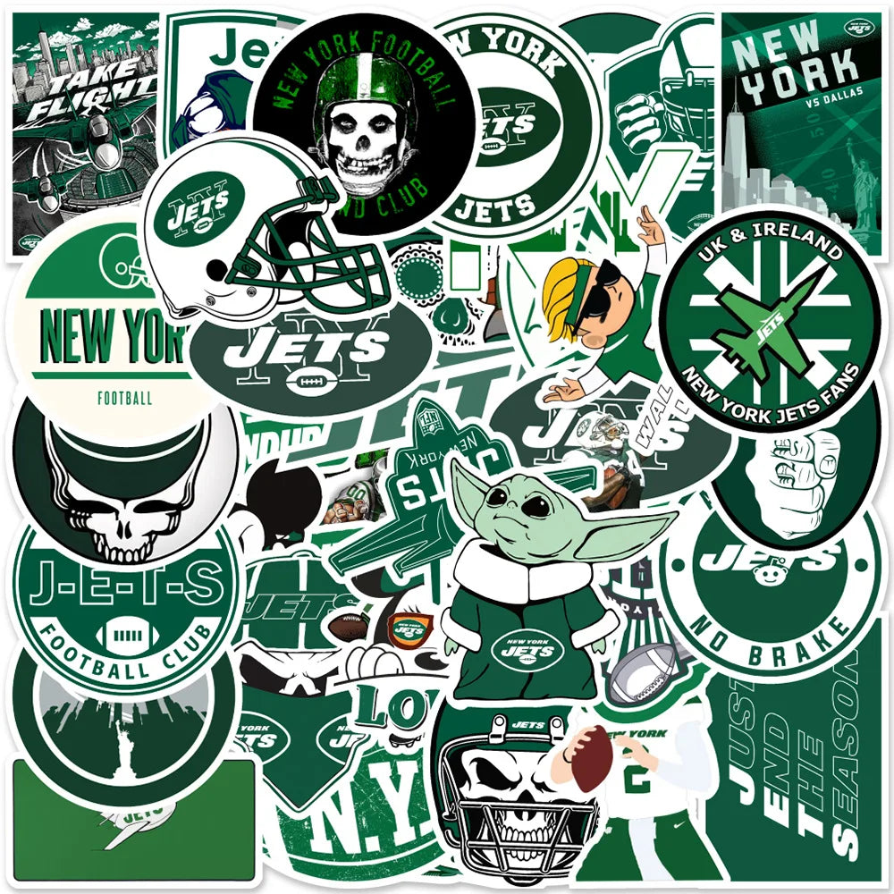 50PCS Buffalo Bills Graffiti Sticker for Sports Enthusiast Custom Basketball Sticker Paper American Football