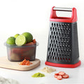Multi Purpose  Coated Plated Stainless Steel Vegetable Cheese Box Cassava Grater with Manual Operation and Container