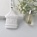 Stocked Wholesale Hanging Scented Car Wardrobe Air Freshener Ceramic Aroma Plaster Porcelain Fragrance Essential Oil Diffuser