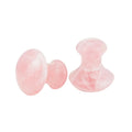 Mushroom Jade Roller Therapy Natural Jade Derma Facial Roller Neck Healing Slimming Massager Rose Quartz Lift Skin Tools
