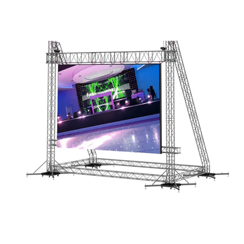 Screen Wall Support Truss System for Led Displays for Led Screen Wall Ground Stand Support Truss