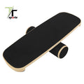 TTSPORTS Balancing Exercise Fitness Equipment Wooden Balance Board Trainer Roller Board for Snowboard Surf Hockey Training