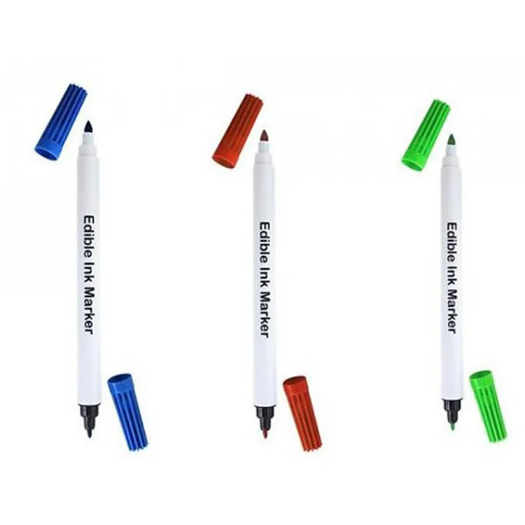 Excellent Quality 20-Color Plastic Cake Drawing Pen Edible Ink Food Safe