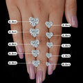 Hot Sale 1ct  2ct 3ct D VS1 VVS2 Heart Cut Jewelry Stone Lab Created Diamond With IGI Certificate