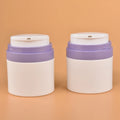 Biodegradable Cosmetic Container 30g 50g Double Wall Skin Care Airless Pump Jar With Cap 50ml Luxury Plastic Cream Jar