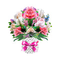 Factory Wholesale Paper Craft Laser Cut 3d Flower Large Bouquet for Mother's Day