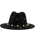Cheapeau Suede Gray Flat Top Red Wholesale Wool Men Unisex Pearl Fashion Jazz Church Wide Brim Felt Fedora Cowboy Hat for Women