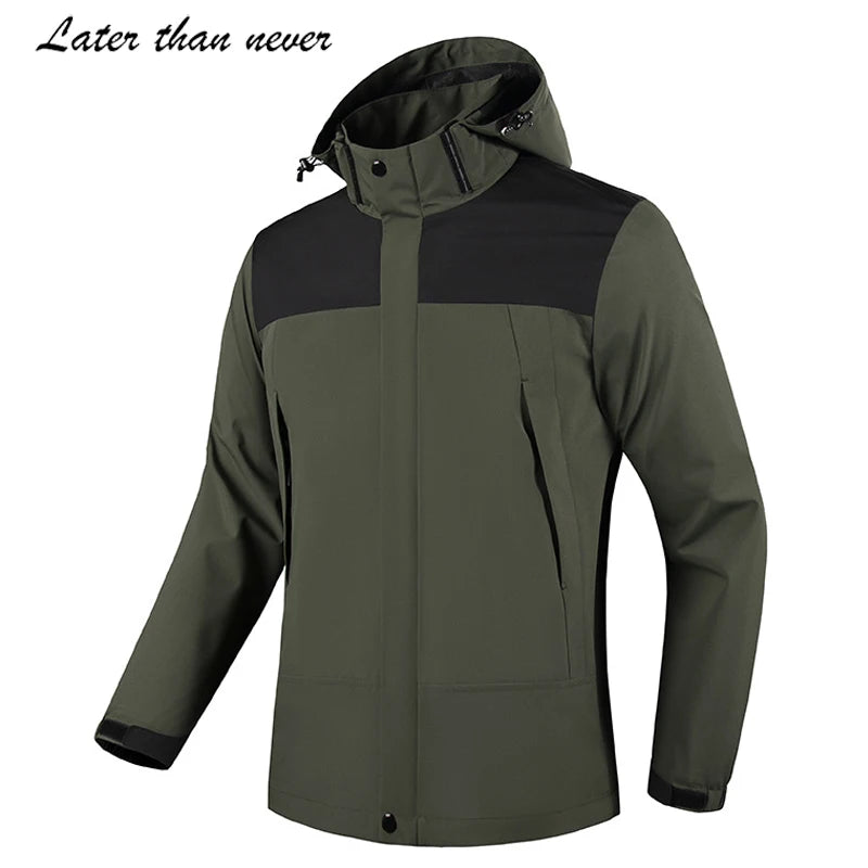 OEM Custom Order Sports Hiking Outdoor Jacket Running Windproof Patchwork Windbreaker Jacket for Men