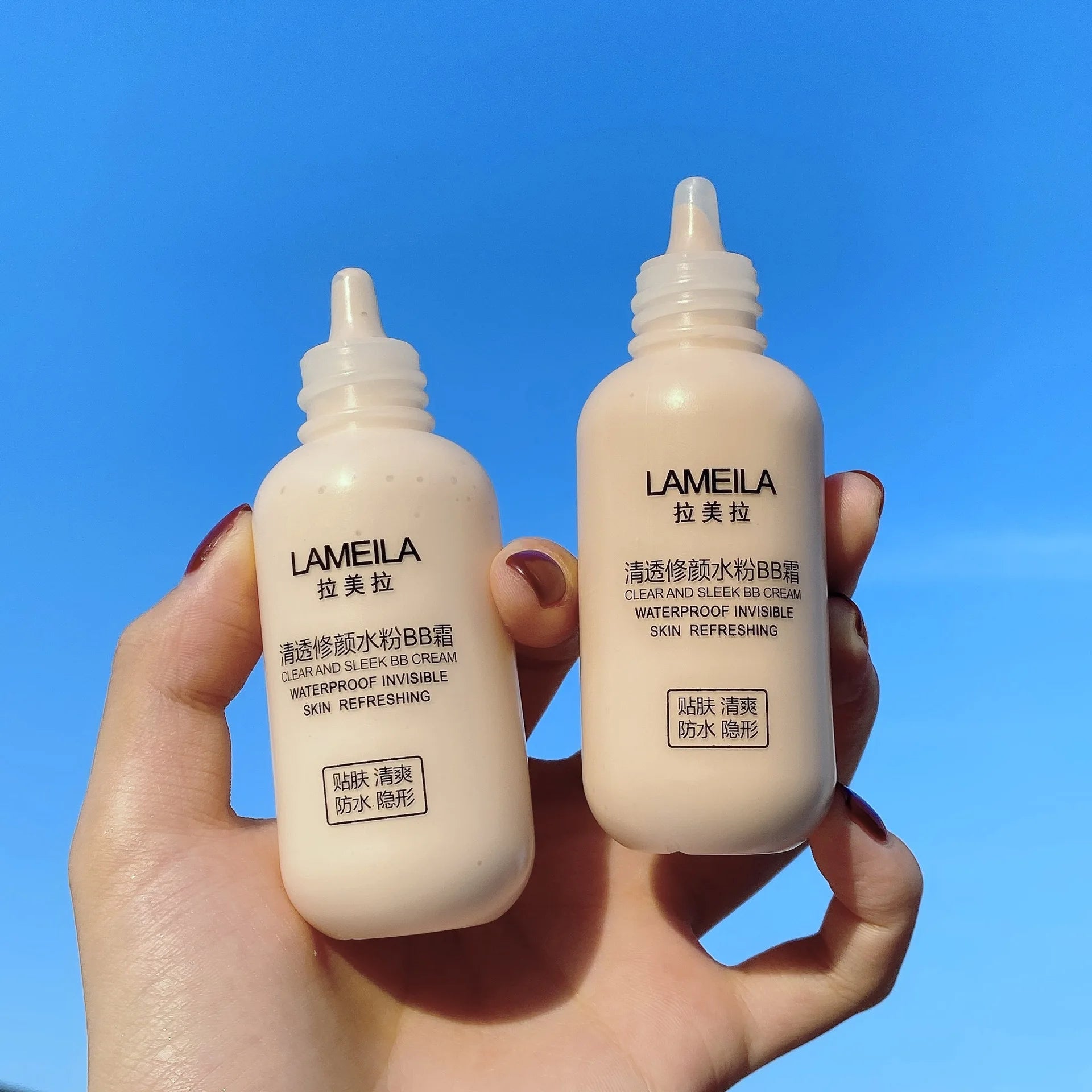 3 Colors Foundation Liquid Brush Liquid Foundation Makeup Embosser Bottle Cream Concealer and Foundation