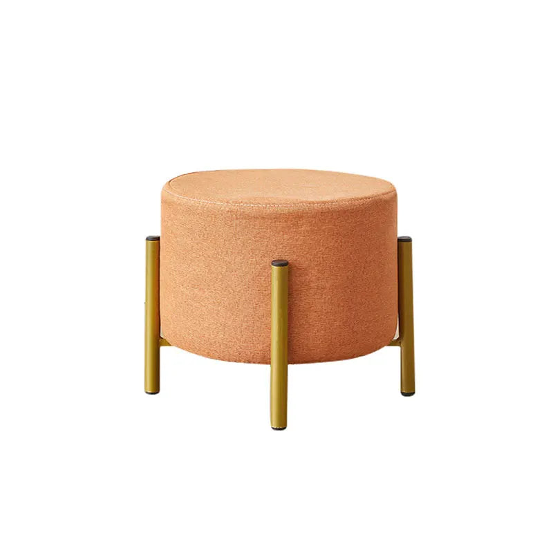 Home Living Room Low Stool Nordic Shoe Stool Can Store Light Luxury Round Stool