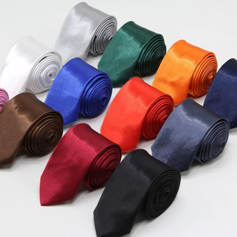 Hot Selling Cheap Custom Fashion Solid Black Color Poly Necktie Neck Ties Original Plain Neck Ties for Men Custom
