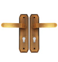 Front Modern Zinc Alloy Door Lock Setlock Security Door Locks and Handles Safety Door Handle Lock Medium Door Plate Privacy Lock