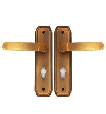 Front Modern Zinc Alloy Door Lock Setlock Security Door Locks and Handles Safety Door Handle Lock Medium Door Plate Privacy Lock