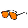 XY40091 Retro Double Bridge Unisex Sunglasses Cheap Plastic Pilot Sunglasses for Men and Women