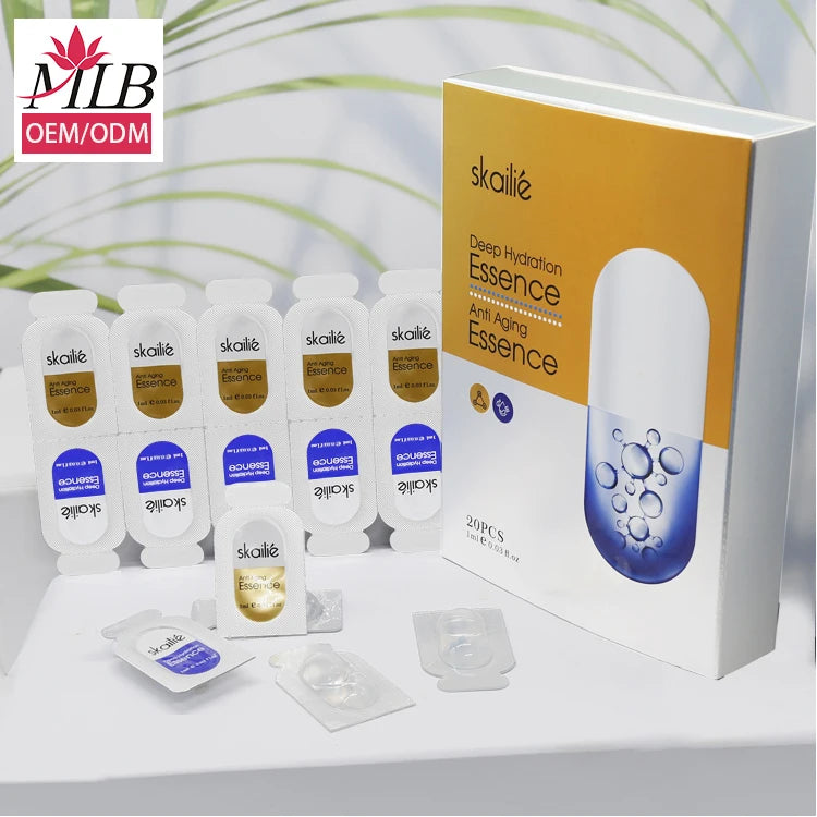 Korean Hyaluronic Acid Moisture Pure Natural Hydrating Essence Capsule Moisturize Cosmetics Serum Mask Maker Collagen Capsules