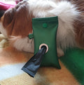 High-quality New PU Leather Dog Poop Bags Custom Printed Pet Dog Poop Bag Dispenser