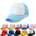 Hip Hop Hat Custom Embroidery Logo Gorras Casquette Baseball Cap Blank 5 Panel Foam Mesh Trucker Hat Designs
