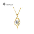 Romantic Heart Factory Direct Sales Engagement Luxury 925 Sterling Silver Moissanite Fine Jewelry Fashion Necklaces