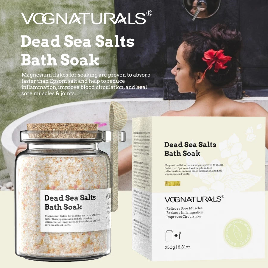 OEM Aromatherapy Bath Salt Magnesium Flakes Essential Oils Soothe Muscles Improve Blood Circulation Promote Relaxation Recovery