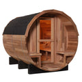 4-6 Person Import Wooden Red Ceda Outdoor Barrel Sauna Room for Sale