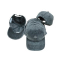 Custom Factory 6 Panel Flat Embroidery Logo Vintage Denim Heavy Washed Unstructured Distressed Dad Hats Caps
