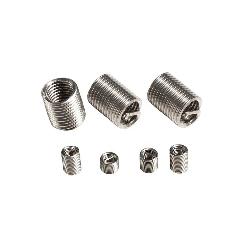 Durable Fasteners Round Threaded Insert Assortment Plastic Stainless Steel Threaded Inserts for Concrete Construction Industry