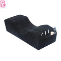 Beiqili Patented Velvet Beauty Tool Back Sleeper Cervical Neck Pillow with Contour Memory Foam for Salon Lash Extension