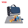 WOQI  Wholesale Picnic Mat Waterproof Outdoor Camping Pocket Picnic & Beach Blanket