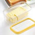 Nordic Butter Sealing Box Cheese Cutting Cheese Storage Tray Butter Dish Container Box