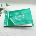 Green Acrylic Color Custom Printing Sign in Wedding Guest Book Registry Guestbooks