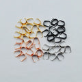 Wholesale Stainless Steel Vacuum Electroplating Jewelry Accessories Clip Connectors Melon Seeds Clasp for Pendant Diy Making