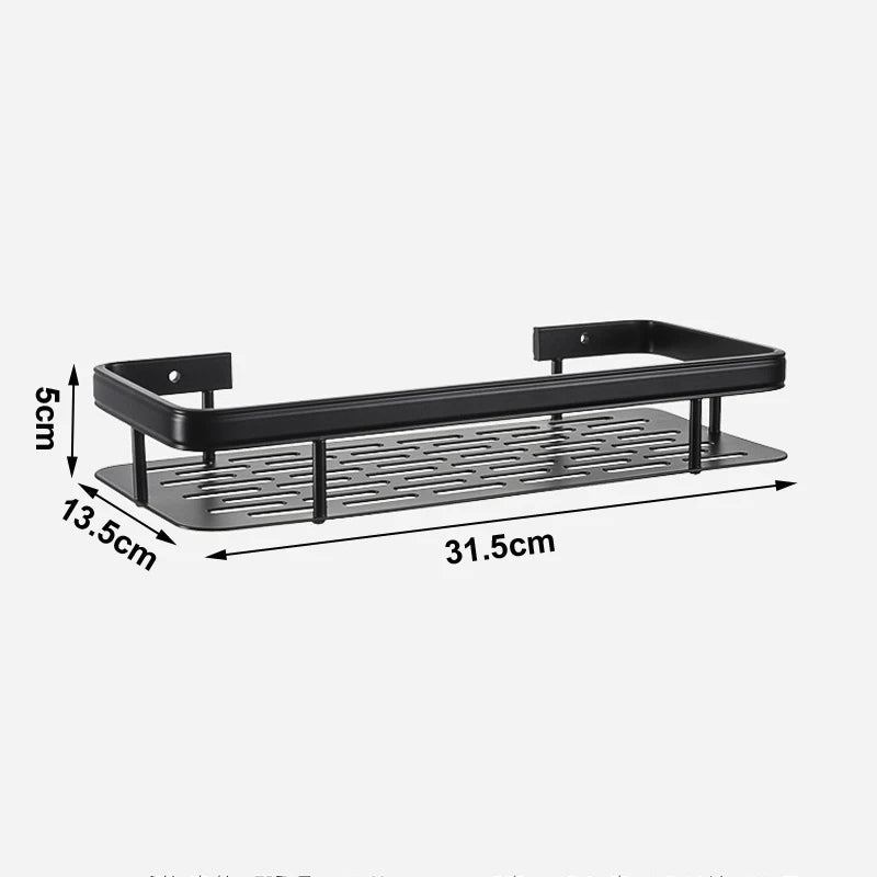 2023 Best Selling Bathroom Shelf Shower Wall Mount Bathroom Corner Racks Aluminum Shower Corner Shelf