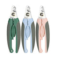 Factory Wholesale Custom Logo Pet Nail Scissors Dog Nail Cutter Cat Dog Nail Clipper With Safety Guard