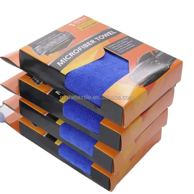 Premium Car Microfiber Towel Microfiber Cleaning Towel Custom logo Quick Drying Cloths Wholesale Detailing Towel Cleaning Cloths
