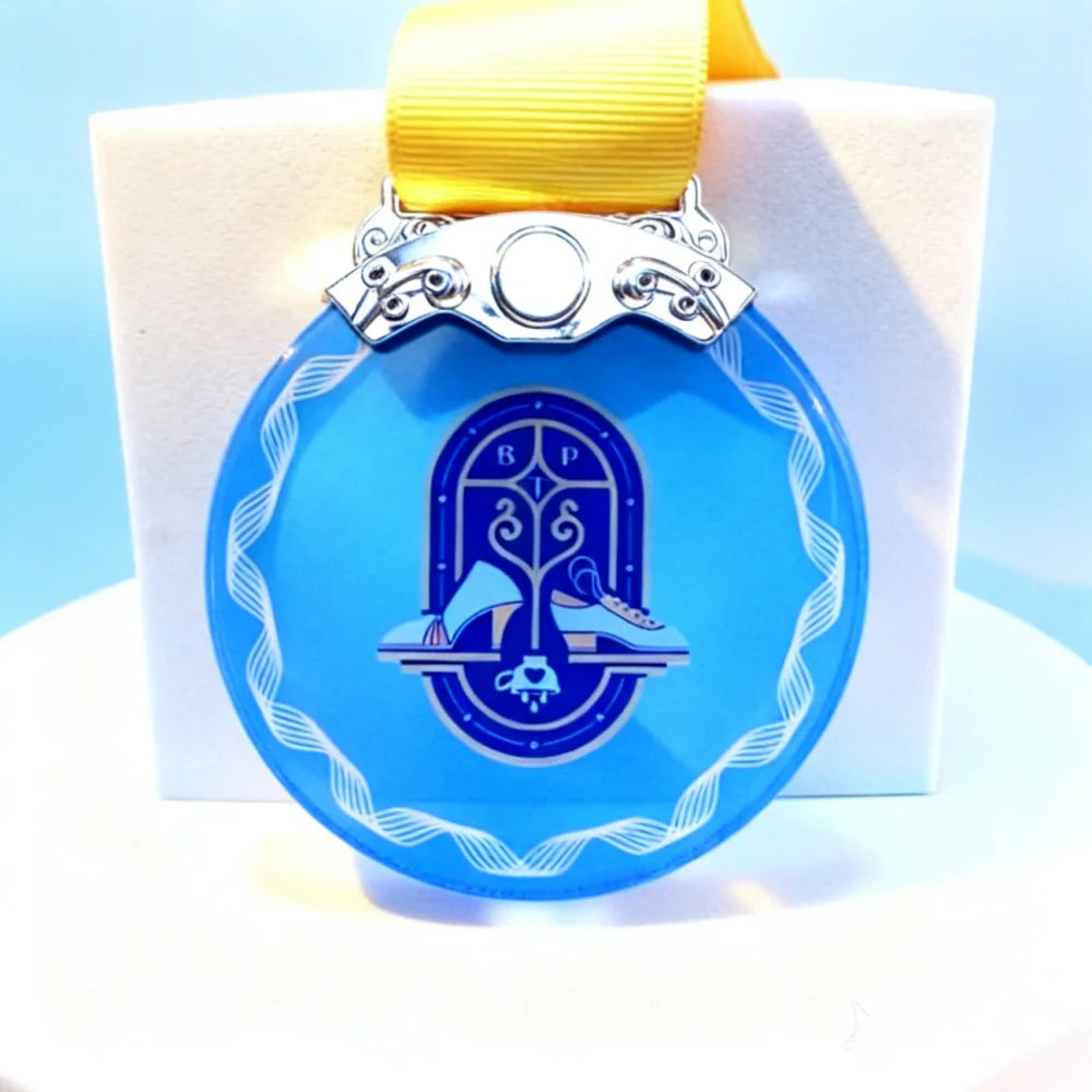 Custom Crystal Medal Plaques Gold Medals Children's Marathon Medals and Basketball Competition Gold/Silver/Bronze Small Medals