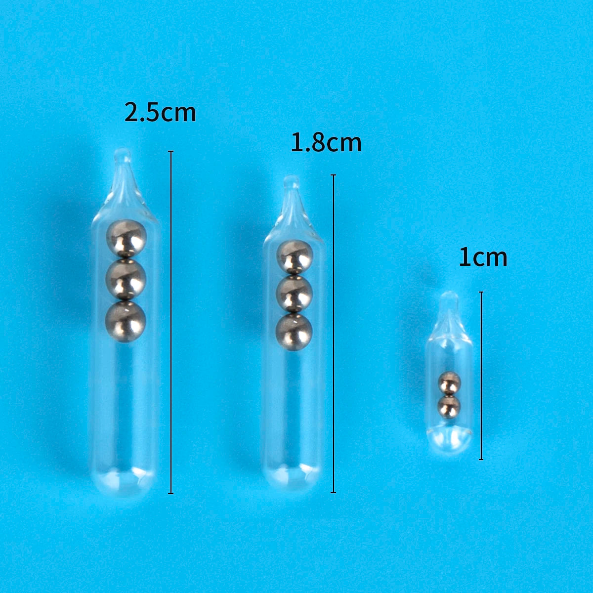 Glass Fishing Rattles Rattle Inserts for Soft Bait Tubes Lure Accessories