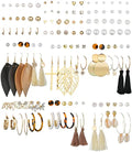 Assorted Multiple Styles Crystal Pearl Cotton Tassels Earrings Stud Flower Cross Leaf  Hoop Dangle Pendant Earrings Jewelry