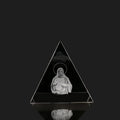 Chakra Energy Orgone Pyramid Crystal Healing Stone Glass Egyptian Pharaonic Pyramid for Meditation Gifts