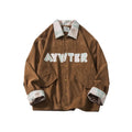 Spring Coat Men's Japanese Retro National Fashion Corduroy Embroidered Casual Loose Jacket Men