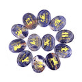 New Arrived High Quality Fashion Natural Sodalite Gemstones Polished Palm Pocket Stones Healing Gemstone