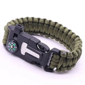 Sportmusies Paracord Wristband for Outdoor Sport Tactical Survival Parachute Bracelet for Hiking Travelling Camping Gear