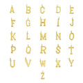 2023 New Fashion 26 Letter A-Z Silver Gold Plated Necklace Pendants Jewel Accessory in Stock